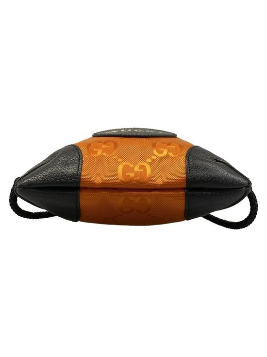 Gucci Backpack Off the Grit Orange Black Leather main image 9